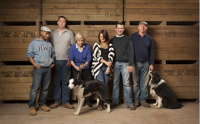 Ogilvy team standing in front of their stills.