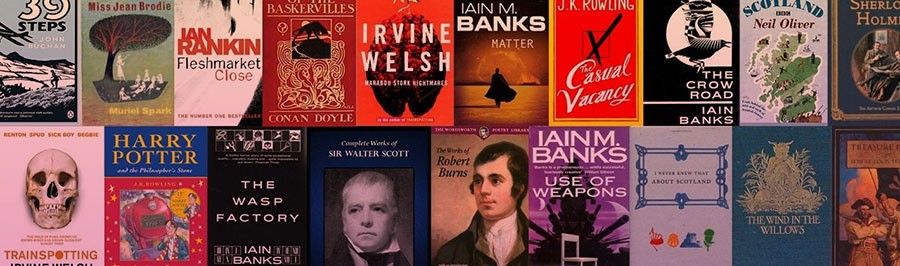 A selection of famous books by Scottish authors.